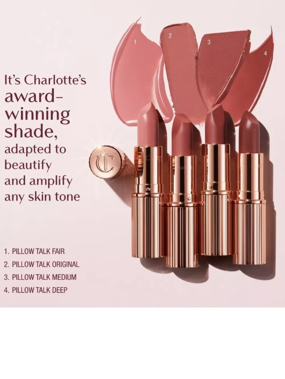 Charlotte Tilbury Matte Revolution Lipstick: Gracefully Pink, .12oz (FS), New